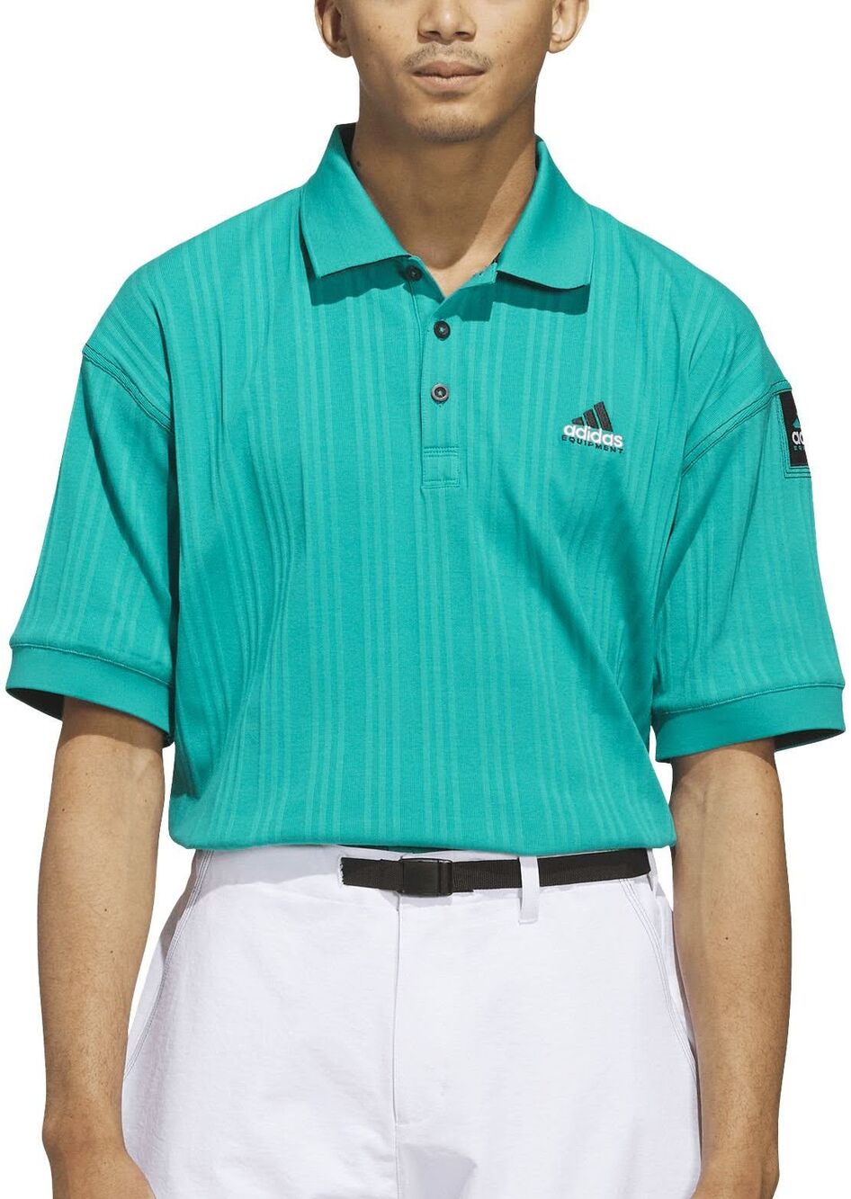 Mens Size XL Adidas Polo Shirt Golf EQT Short Sleeve Performance Green JW9873